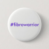 戦士のHashtag Fibro Pin 缶バッジ (正面)