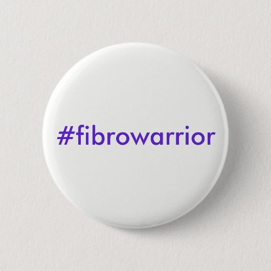 戦士のHashtag Fibro Pin 缶バッジ (正面)