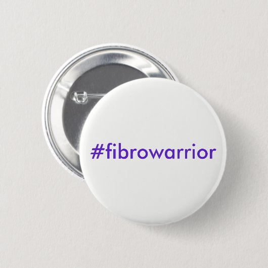 戦士のHashtag Fibro Pin 缶バッジ (正面&裏面)