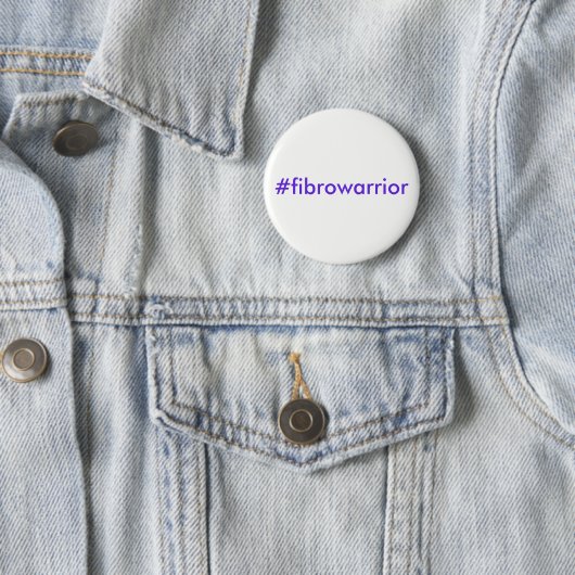 戦士のHashtag Fibro Pin 缶バッジ (インサイチュ)