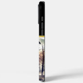 戦士は轟音の虎の横に自然に座った Case-Mate iPhoneケース (裏面 / 左)