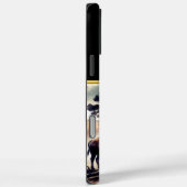 戦士は轟音の虎の横に自然に座った Case-Mate iPhoneケース (裏面 / 右)