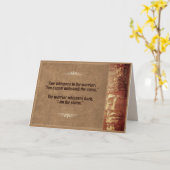 戦士は「私は嵐だ」とささやく。 カード (黄色い花)