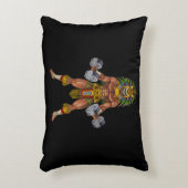 戦士アステカ重量挙げ アクセントクッション (正面(垂直))