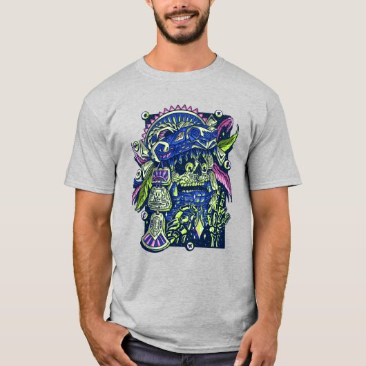 戦士アステカ Tシャツ (正面)