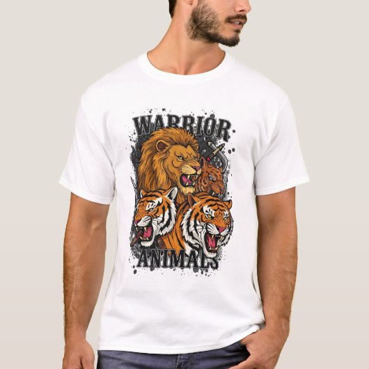 戦士アニマルTシャツ Tシャツ (正面)