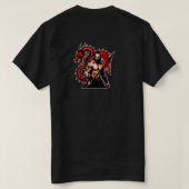 戦士アート Tシャツ (デザイン裏面)