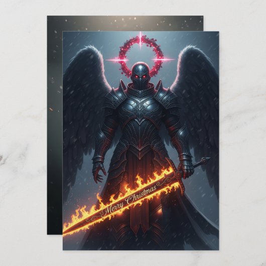 戦士エンジェルクリスマスカード シーズンカード (正面/裏面)