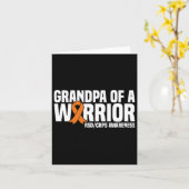 戦士オレンジリボンRsdcrps Awのメンズグランドパ カード (黄色い花)