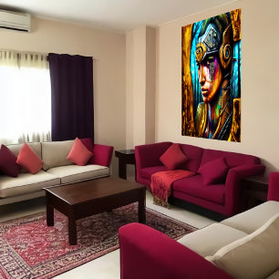 戦士カッコいいポートレート   AIアートポスター ポスター