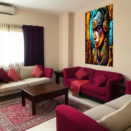 戦士カッコいいポートレート | AIアートポスター ポスター