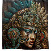 戦士カラフルプリンセスシャワアステカーカーテン