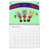 戦士カレンダー カレンダー (1月 2027)