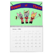 戦士カレンダー カレンダー (1月 2026)