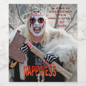 戦士クイーンハピネスワインラベル！ ワインラベル (シングルラベル)