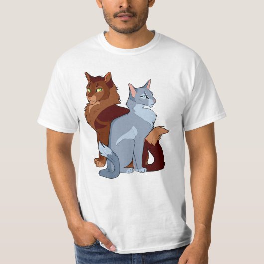 戦士クラシック猫 Tシャツ (正面)