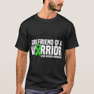 戦士グリーンリボン・ライム病のガールフレンド Tシャツ