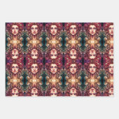 戦士サイケデリックの女性 ラッピングペーパーシート (正面3)