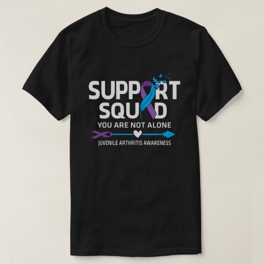 戦士サポートスクワッド若年関節炎ver1戦争 tシャツ (デザイン正面)
