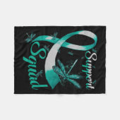 戦士サポート分隊ドラゴンフライ多嚢胞腎 フリースブランケット (正面(横))