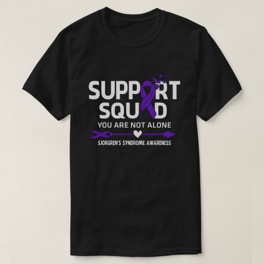 戦士サポート分隊Sjorgren's Syndrome Awarenes Tシャツ (デザイン正面)