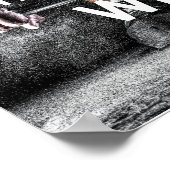 戦士ジムウェイトトレーニング体フィットネスポスター ポスター (角)