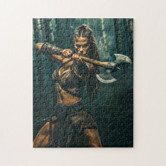 戦士スピリット・オブ・バイキング・ウーマン・チャネリング ジグソーパズル (縦)