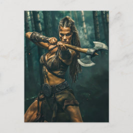 戦士スピリット・オブ・バイキング・ウーマン・チャネリング ポストカード