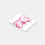 戦士ドラゴンフライ乳がんママが待っている ポストイット (アングル)