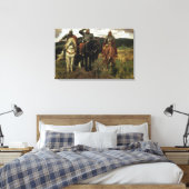 戦士ナイツ、1881年～98年 キャンバスプリント (インサイチュ (寝室))