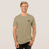 戦士ロゴBattleax トライブレンドTシャツ (正面全面)