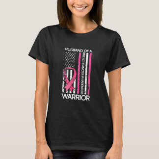 戦士乳がんの夫 Tシャツ