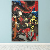 戦士日本の大蛇 キャンバスプリント (インサイチュ (ウッドフロア))