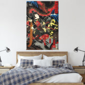 戦士日本の大蛇 キャンバスプリント (インサイチュ (寝室))