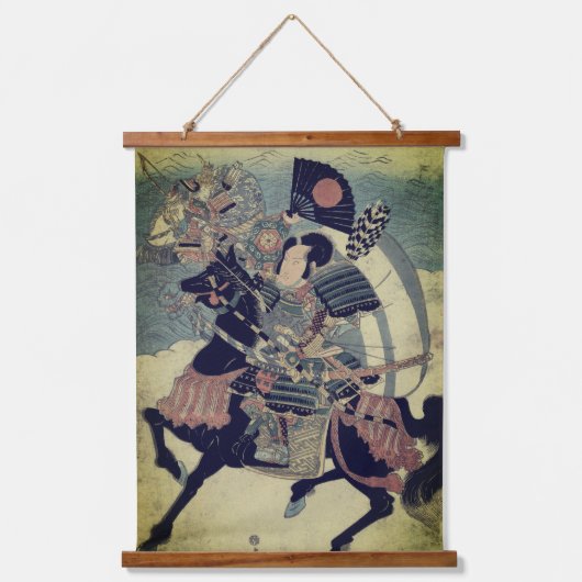 戦士日本の平美術 吊り下げ型タペストリー (正面)