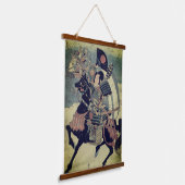 戦士日本の平美術 吊り下げ型タペストリー (傾斜あり)