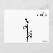 戦士日本の ポストカード (裏面)