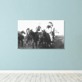 戦士熱狂するを集める蛇 キャンバスプリント (インサイチュ (ウッドフロア))