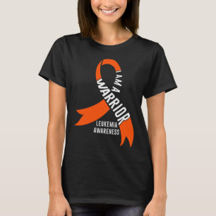 戦士認識度性白血病の血液がん Tシャツ