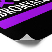 戦士認識度紫リボンギフト ポスター (角)