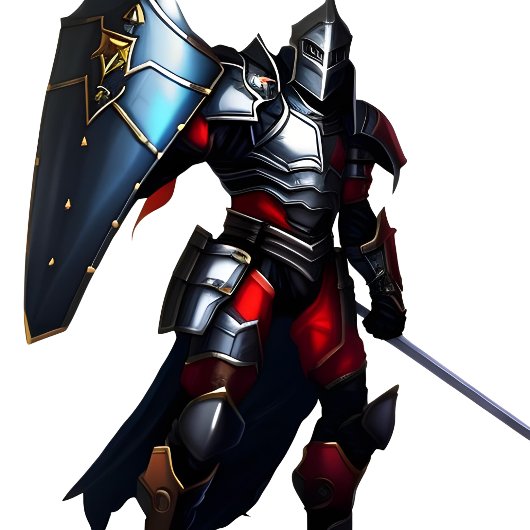 戦士騎士Tシャツ クッション