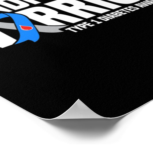 戦士1型糖尿病のメンズグランドパが待っている ポスター (角)