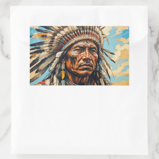 戦士11 長方形シール (バッグ)