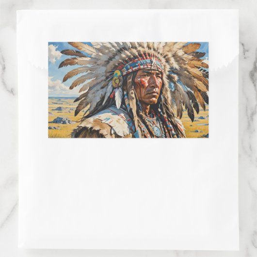 戦士12 長方形シール (バッグ)