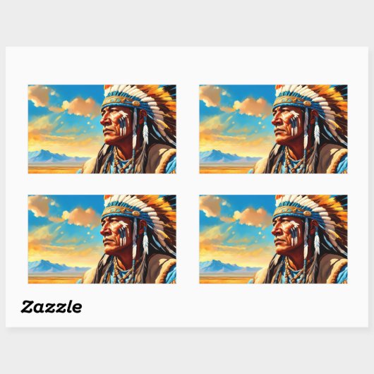 戦士6 長方形シール (シート)