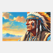 戦士6 長方形シール (正面)