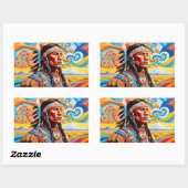 戦士7 長方形シール (シート)