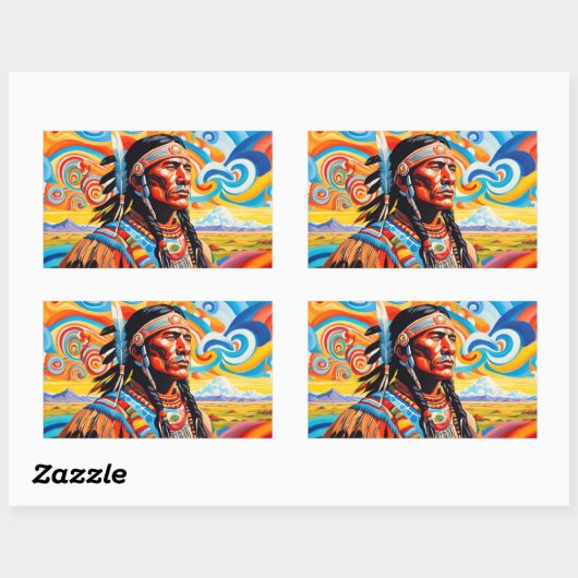 戦士7 長方形シール (シート)