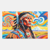 戦士7 長方形シール (正面)