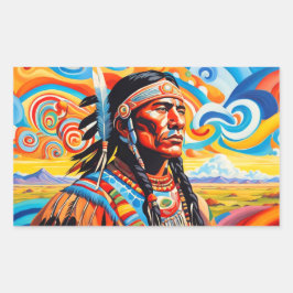 戦士7 長方形シール